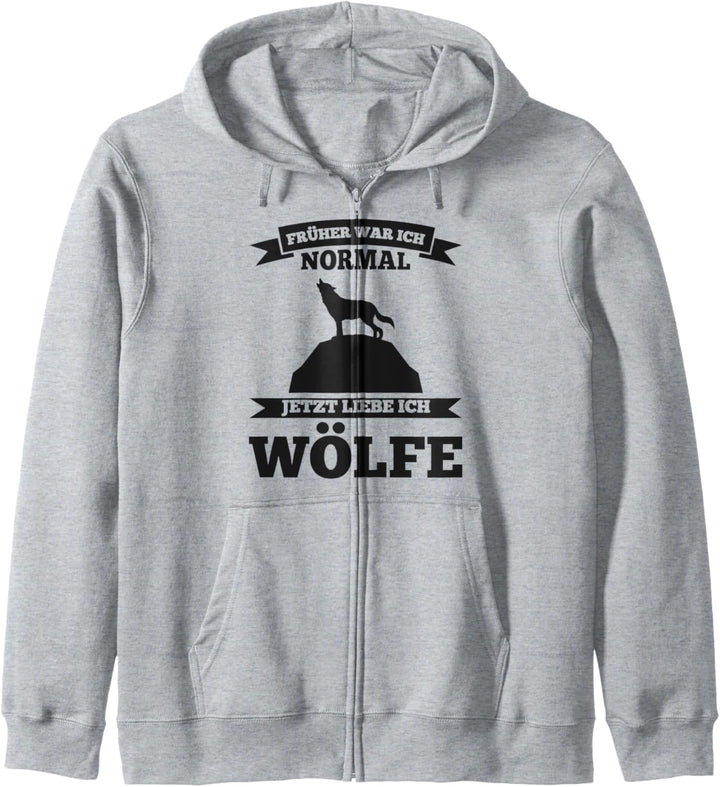 Wolf Waldtier Tier Kapuzenjacke