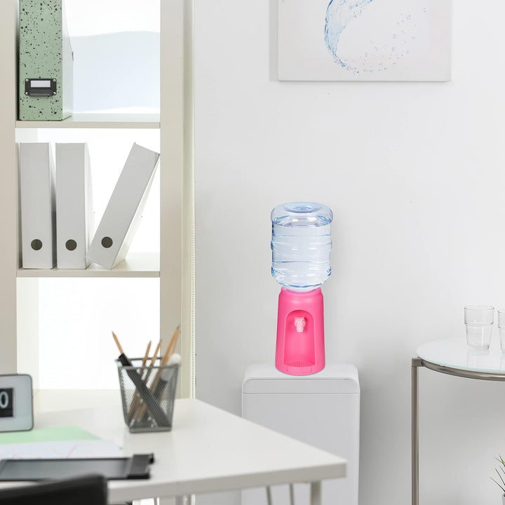 Relaxdays Wasserspender mit Tank & Zapfhahn, Tisch Trinkwasserspender Büro, 4,5 l, Kunststoff, H x D