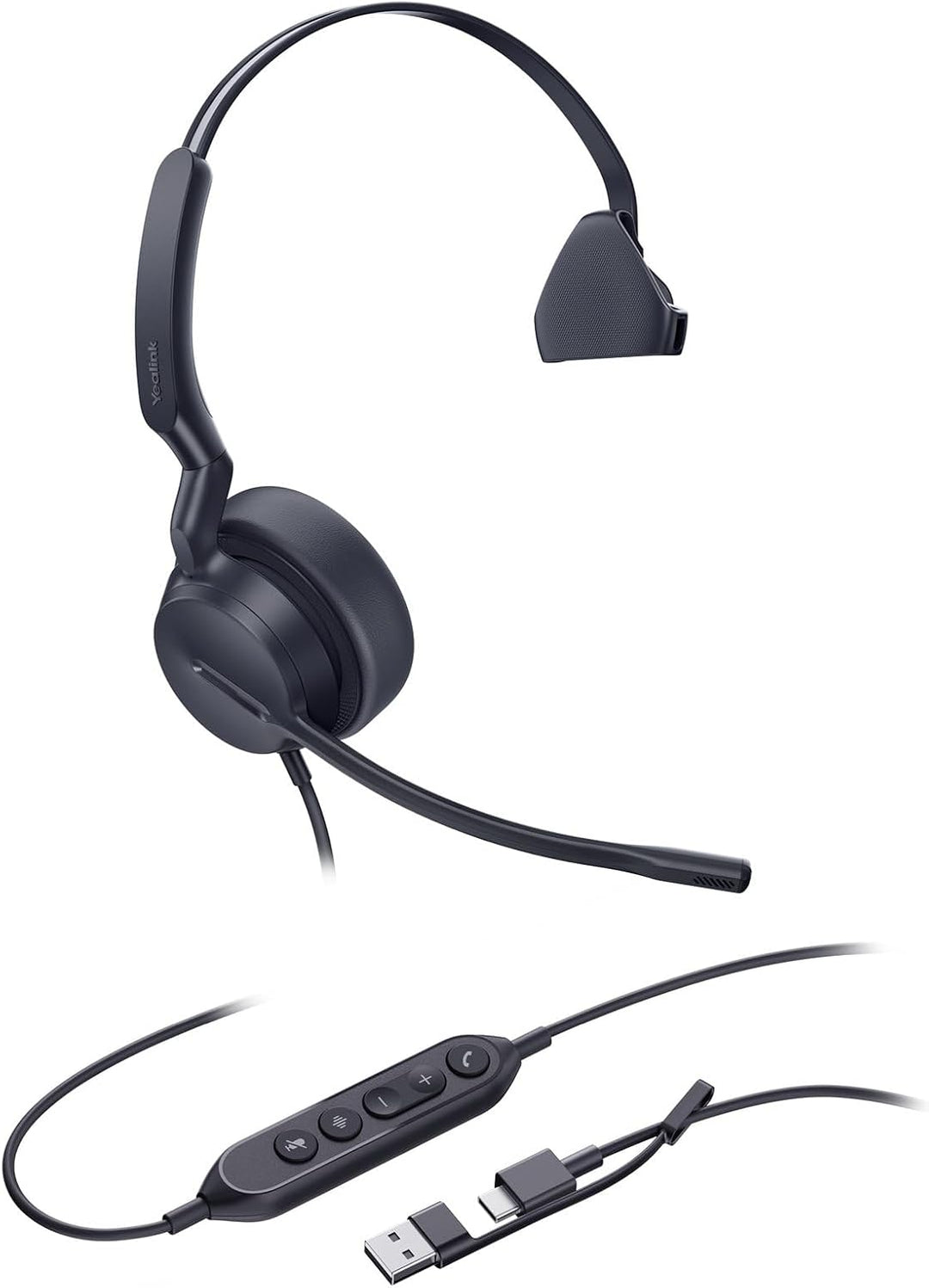 Yealink Headset UH44 Mono Teams USB-C/A, UH44 Mono Teams