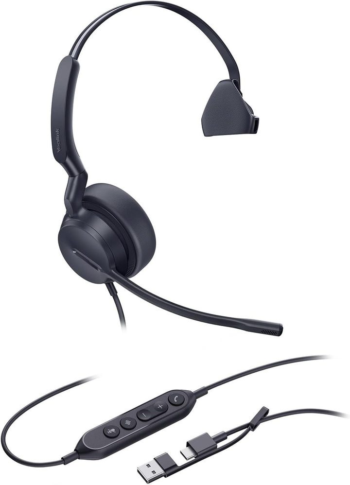 Yealink Headset UH44 Mono Teams USB-C/A, UH44 Mono Teams