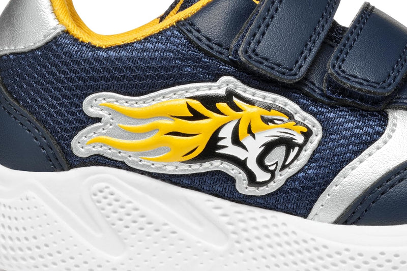 Geox Baby-Jungen B Sprintye Boy B Sneakers, Navy Dk Yellow