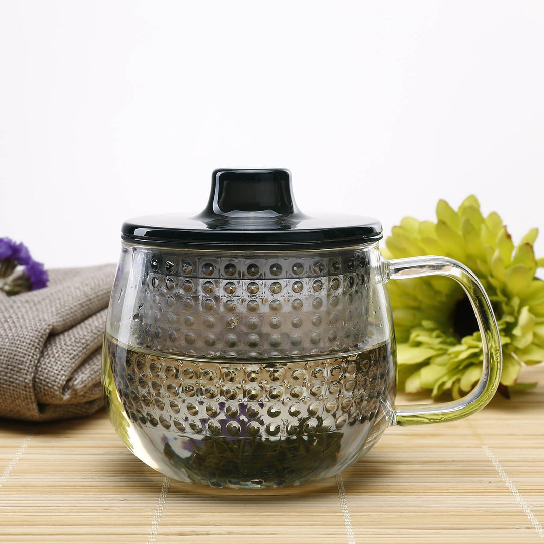 Kinto Trinkglas, Glas, Grau, 350 ml, 350 ml Grau