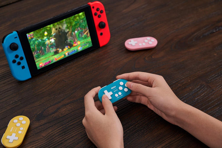 8Bitdo Zero 2 Bluetooth Gamepad For Switchpcmacosandroid (Turquoise Edition) [ Single, Single