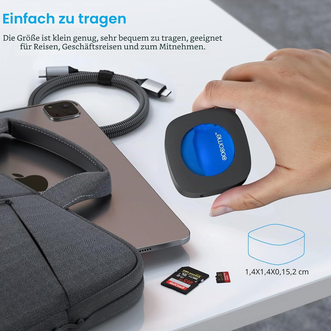 OOCOME Tragbarer tiefer UV-Zahnbürsten-Desinfektionsmittel-Etui, Zahnbürsten-Desinfektionsmittelhalt