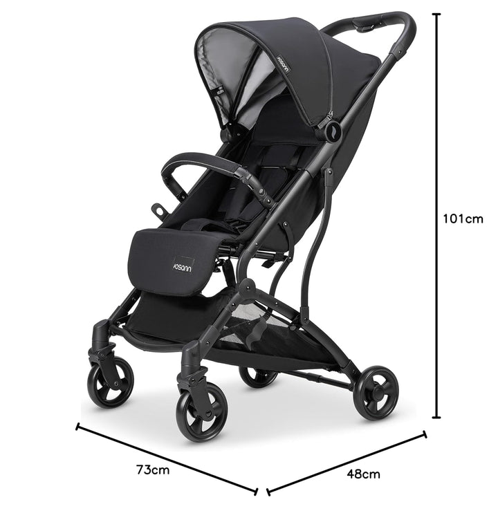 Osann Sport-Buggy Vegas – sportlicher Kinderwagen ab Geburtbis 26,5 kg belastbar – Buggy in Silbergr