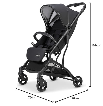 Osann Sport-Buggy Vegas – sportlicher Kinderwagen ab Geburtbis 26,5 kg belastbar – Buggy in Silbergr