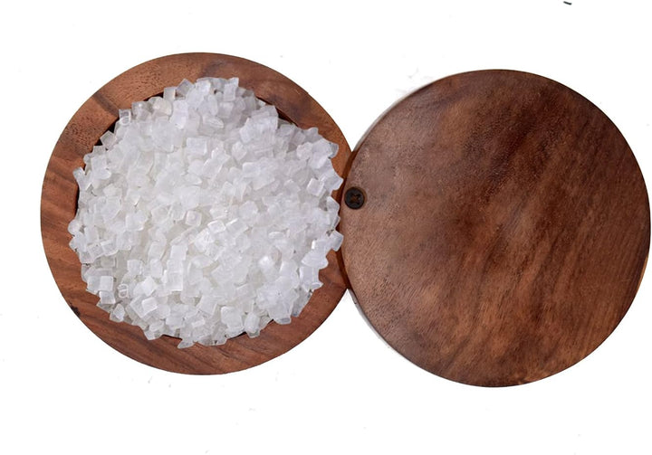 natureCRAFTS Gewürzbox aus Holz, rund, runde Form, Gewürzbox, Gewürzbox, Gewürzbox, Gewürzbox, Gewür