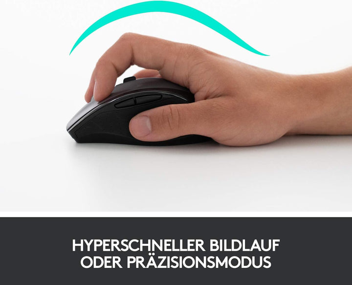 Logitech MK710 Kabelloses Tastatur-Maus-Set, 2.4 GHz Verbindung via Unifying USB-Empfänger, 3-Jahre