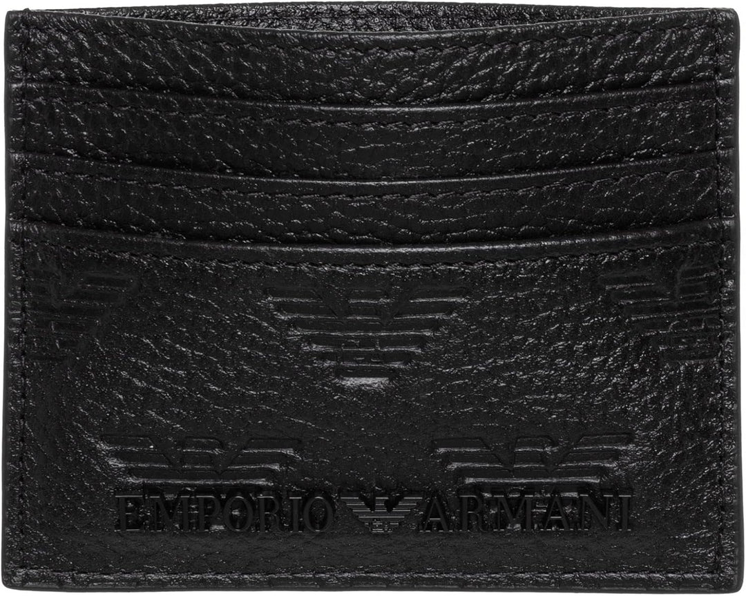 Emporio Armani herren Kreditkartenetui black