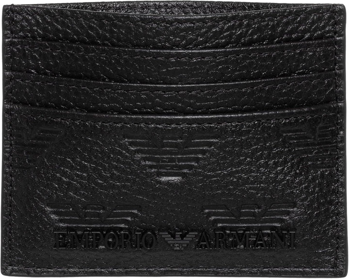 Emporio Armani herren Kreditkartenetui black