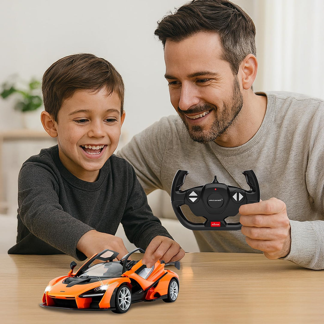 JAMARA 403119 - McLaren Senna 2,4 GHz 1:14 - RC Auto, offiziell lizenziert, bis 1 Std Fahrzeit, ca.