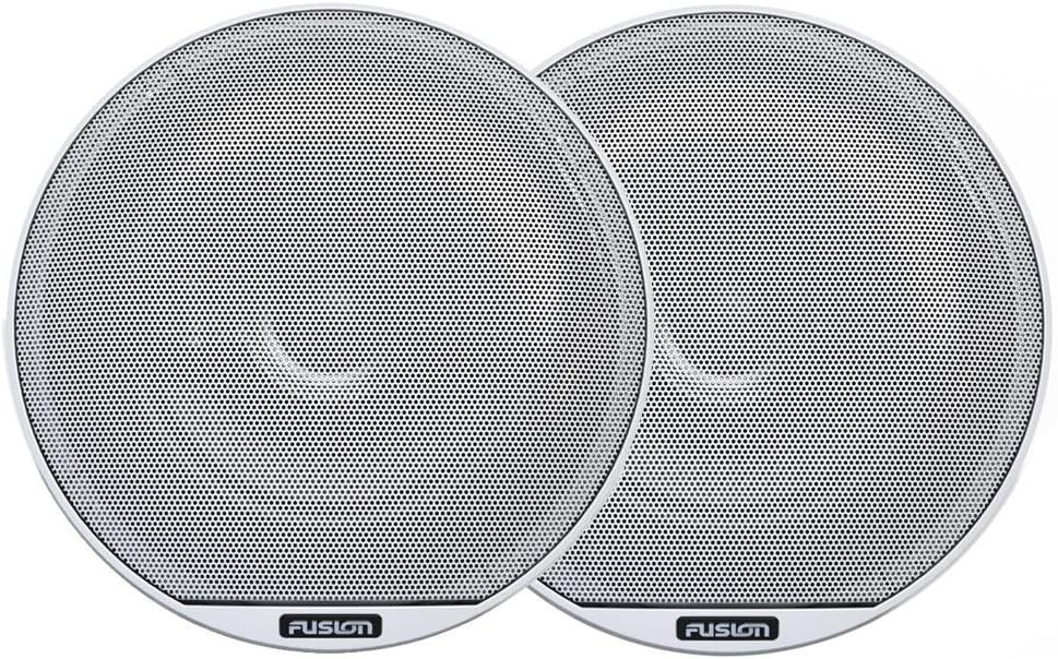 Fusion Marine high Performance Classic Grill Lautsprecher – Weiss 6.5-Inch, 6.5-Inch