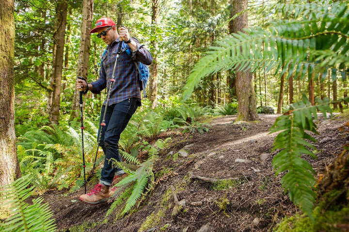 Cascade Mountain Tech Trekkingstöcke, Karbonfaser, mit schnell verstellbaren Verriegelungen, 2 Stück