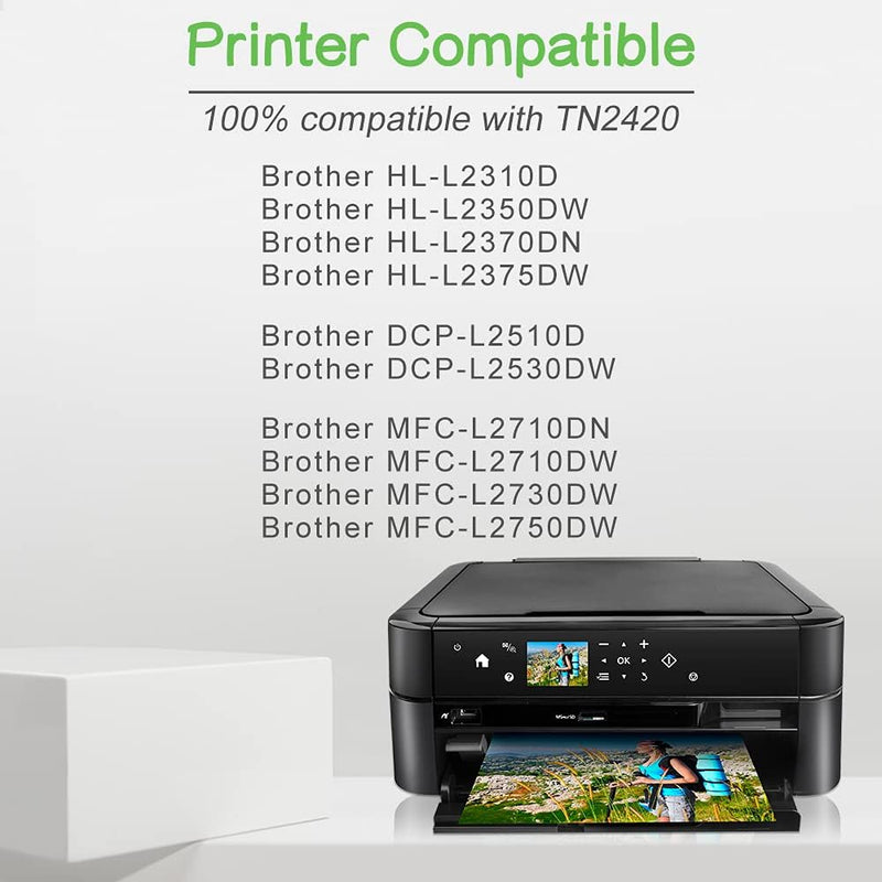 SINOPRINT TN2420 TN2410 Toner Kompatibel für Brother TN-2420 TN-2410 für Brother HL-L2310D HL-L2350D