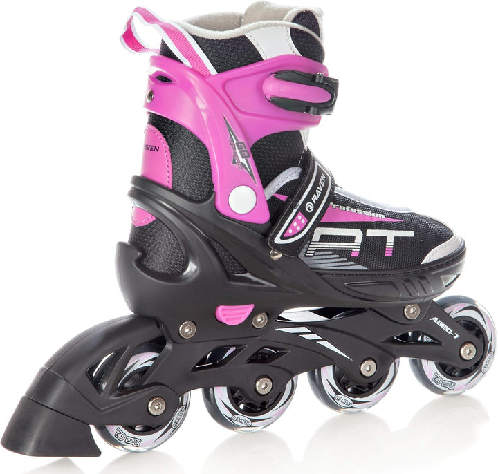 RAVEN Profession 3in1 Inlineskates Triskates Rollschuhe Inliner für Kinder und Erwachsene verstellba