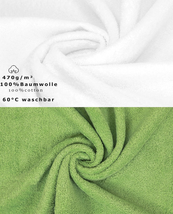 Betz 10-TLG. Handtuch-Set Premium 100% Baumwolle 2 Duschtücher 4 Handtücher 2 Gästetücher 2 Waschhan