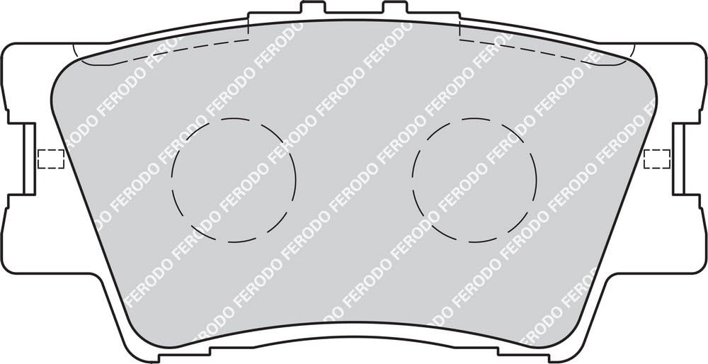 Ferodo FDB1892 PREMIER Bremsbelagsatz, Scheibenbremse - (4-teilig) - (4 Stück)