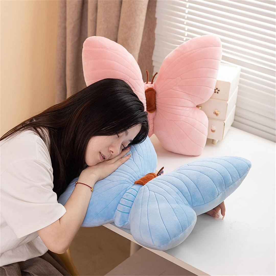 Champracer Schmetterlingsförmiges Wurfkissen, Schmetterling Kissen Kuschelkissen Kinder, Kreative Fl