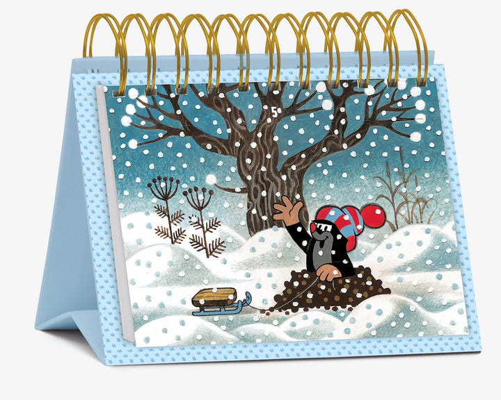 Postkarten-Adventskalender "24 Tage im Advent mit dem kleinen Maulwurf", Kalender