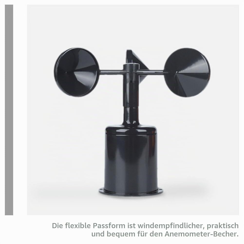 Yardwe Anemometer Gehäuse Aus Robustem Abs Windgeschwindigkeitsmesser Schutz Leicht Und Kompakt Wett
