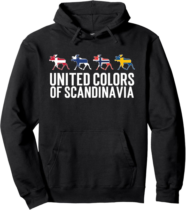 Skandinavien Flaggen Schweden Norwegen Dänemark Finnland Pullover Hoodie