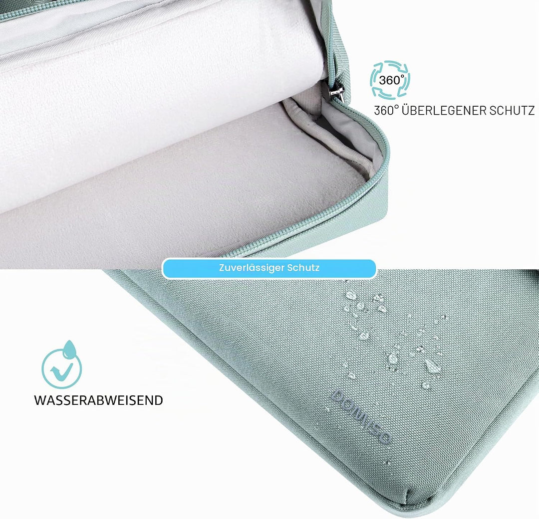 DOMISO Laptoptasche 17 Zoll Wasserabweisende Aktentasche Herren Business Schutztasche Notebook Tasch