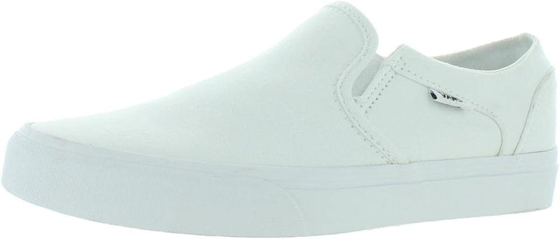 Vans Damen Asher Sneaker 38 EU Canvas Truewht Truewht, 38 EU Canvas Truewht Truewht