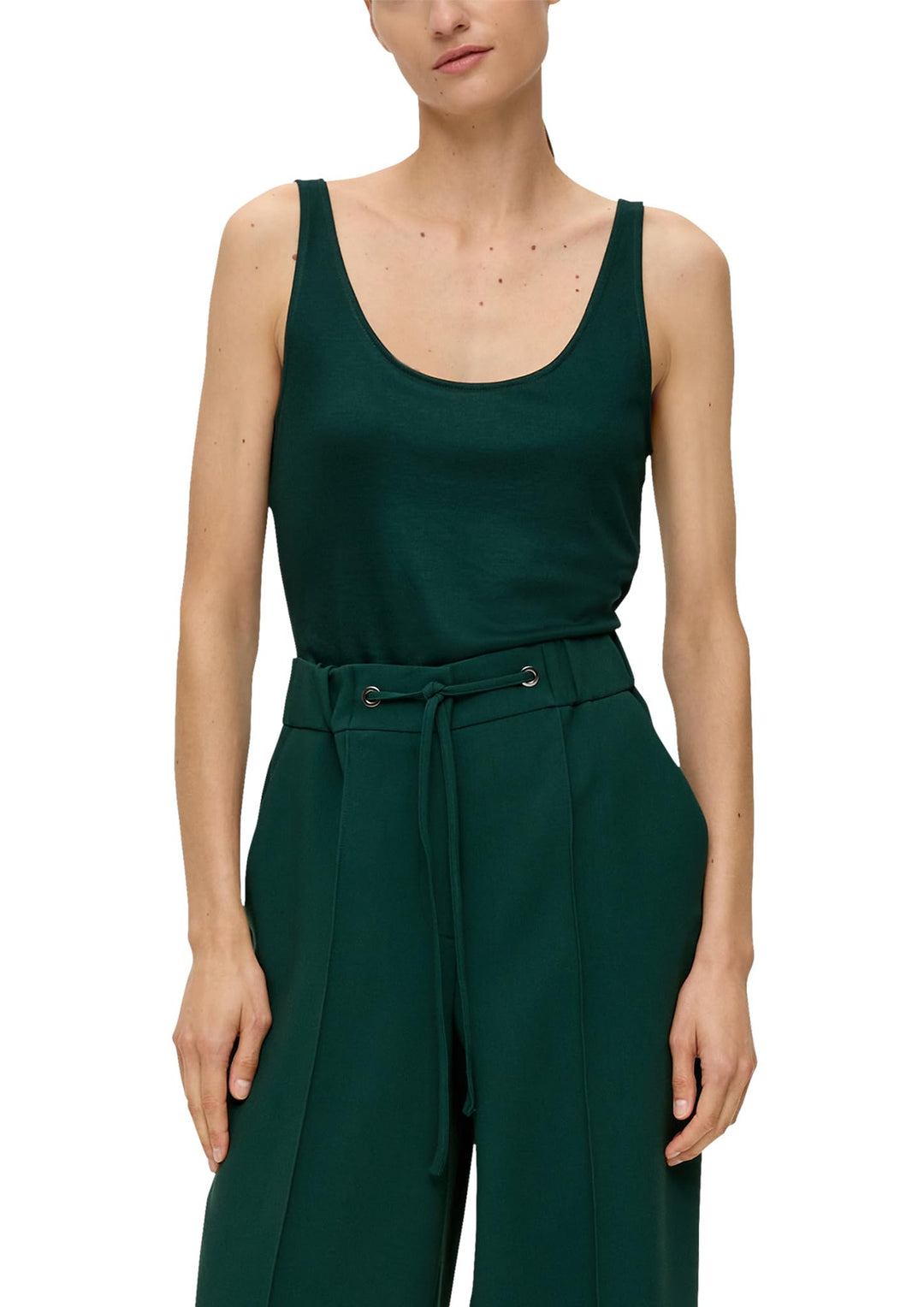 s.Oliver BLACK LABEL Damen T-Shirt 42 Olive 7889, 42 Olive 7889