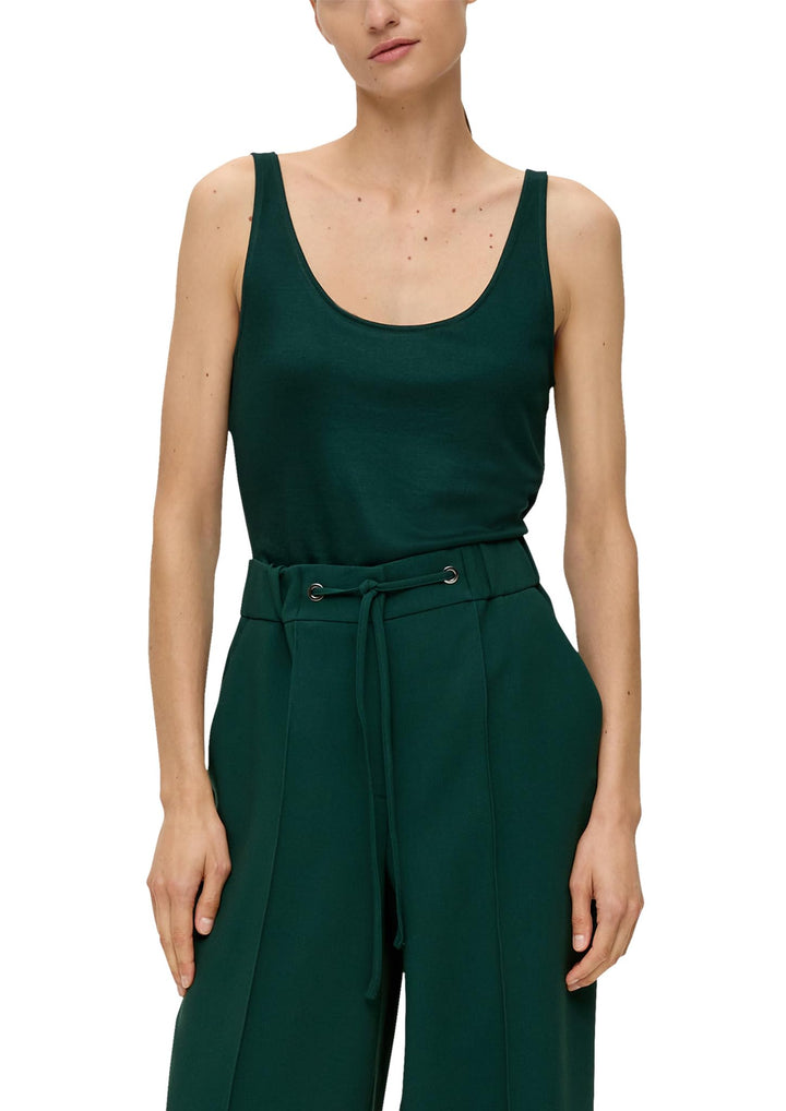 s.Oliver BLACK LABEL Damen T-Shirt 42 Olive 7889, 42 Olive 7889