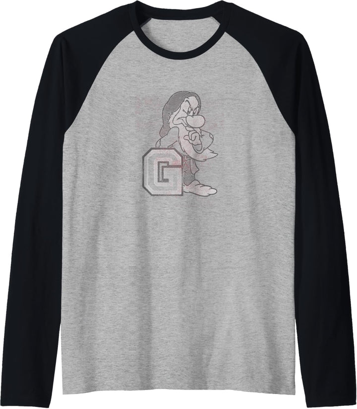 Disney Snow White And Seven Dwarfs Grumpy Raglan