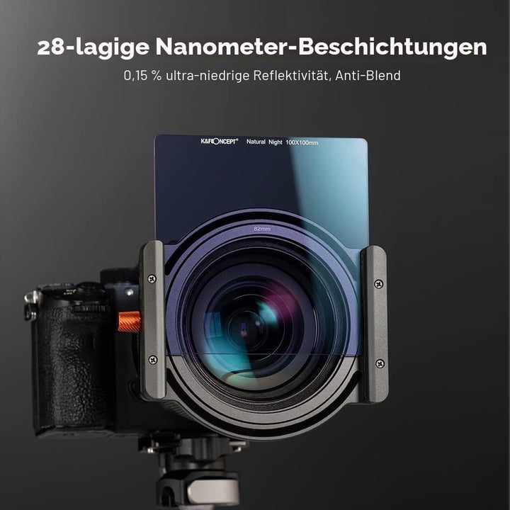 K&amp;F Concept Nano-X Natural Night Filter Astroklar Nachtlicht Light Pollution Filter 100mm Rechteckfi