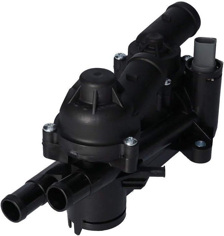 febi bilstein 45080 Thermostat mit Gehäuse, Dichtung und Temperaturschalter , 1 Stück