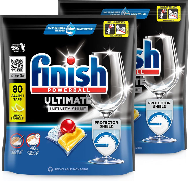 Finish Ultimate Infinity Shine Spülmaschinentabs Gigapack 2 x 80 Tabs 2 Stück (160 Tabs), 2 Stück (1