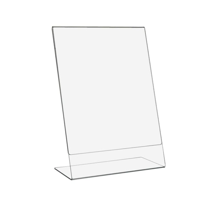 10 Stück DIN A4 L-Ständer/Werbeaufsteller/Tischaufsteller im Hochformat aus glasklarem Acrylglas/Acr
