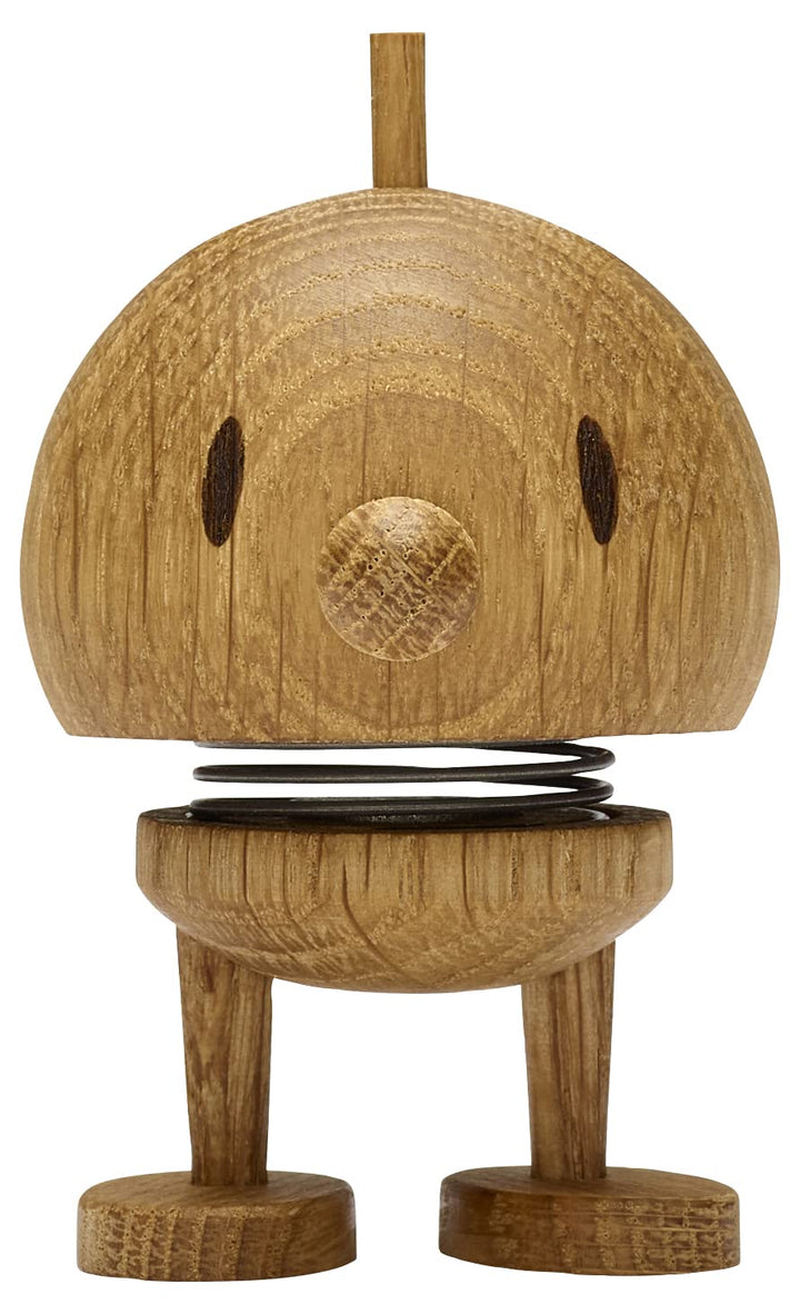 Hoptimist - Skandinavisches Design - Small Bumble aus Holz - Höhe 7,9 cm, Durchm. 5 cm - Oak S Oak,