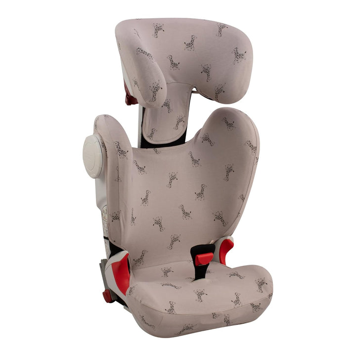 JYOKO Kids Bezug kompatibel mit Römer KIDFIX II XP SICT, kidfix 2 S, Kidfix Z - Line (Giraffe, MIT A