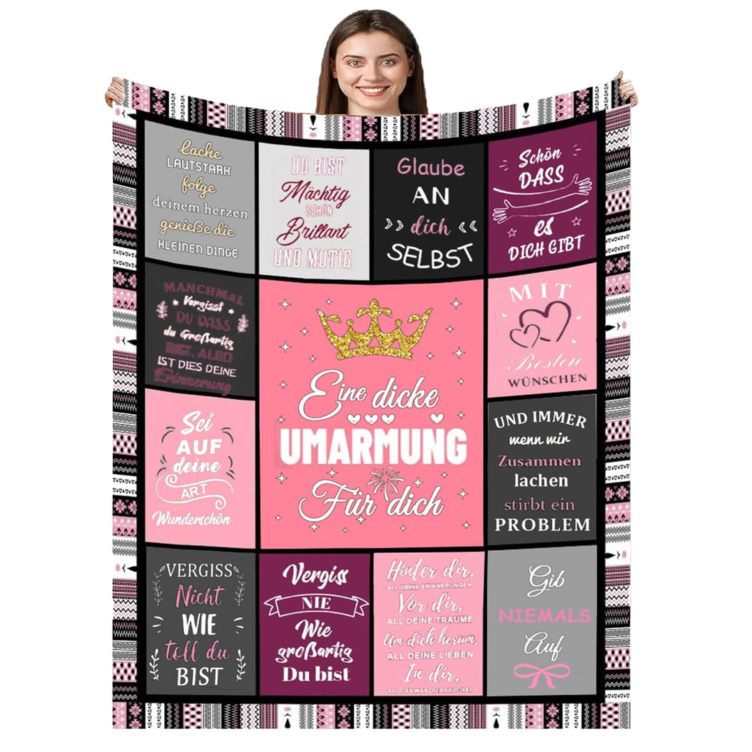 Beste Freundin Geschenke,Inspirierend Umarmung Decke Geschenk für FreundinGeburtstag,Beste Freundin