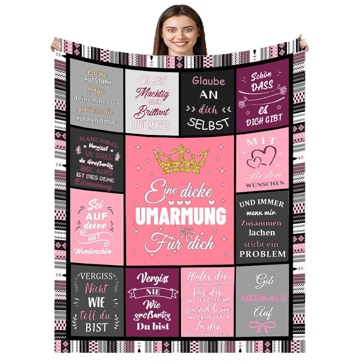 Beste Freundin Geschenke,Inspirierend Umarmung Decke Geschenk für FreundinGeburtstag,Beste Freundin