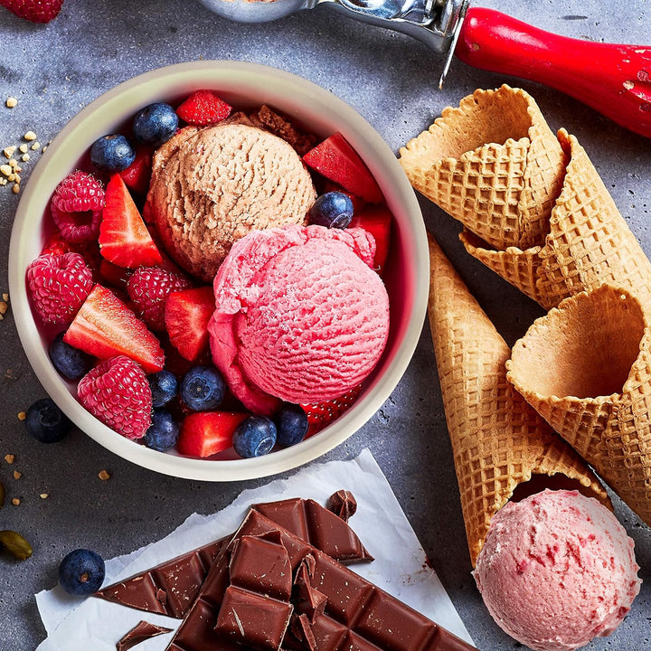 BALCI Hochwertige Eiscreme-Behälter (2 Stück, je 1 Quart), perfekte Gefrierschrank-Aufbewahrungsbehä
