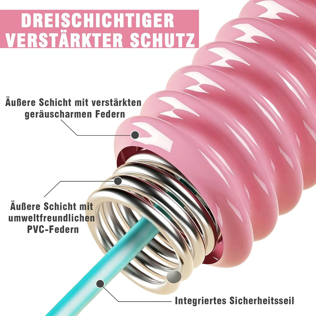 Hula Hoop Reifen Erwachsene, Weicher Hoola Hoop zum Abnehmen mit Federkern & Sicherheitsseil, Komfor