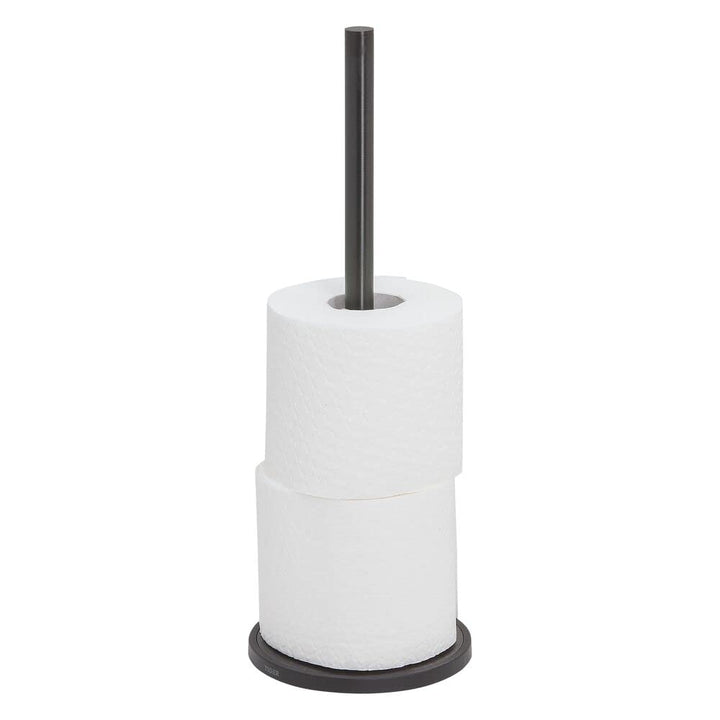 Tiger Tune Reserverollenhalter, bietet Platz für bis zu 3 Toilettenpapierrollen, freistehend, Black