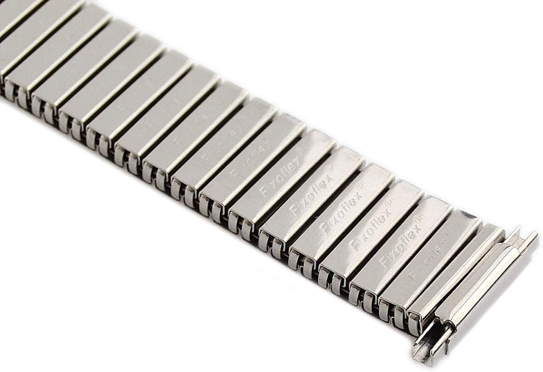 Rowi 16mm-18mm Fixoflex S Zugband L316 Edelstahl Uhrenarmband Made in Germany originalverpackt