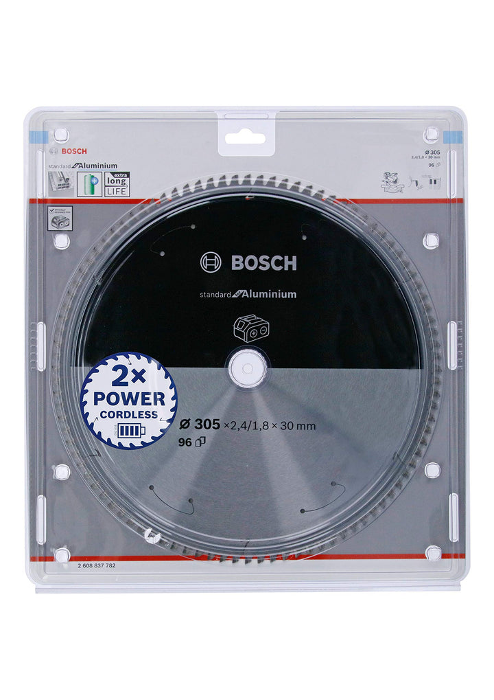 Bosch Professional 1x Kreissägeblatt Standard for Aluminium (Aluminium, Sägeblatt Ø 305 x 30 x 2,4 m