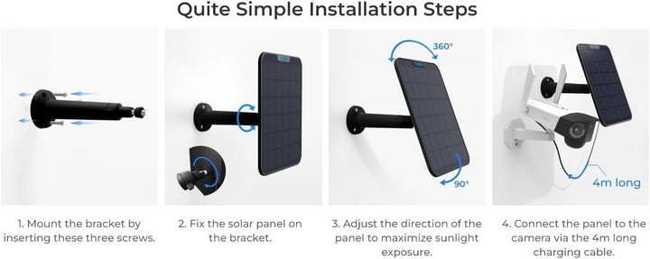 Reolink Solar Panel 2 Schwarz (5,8W)
