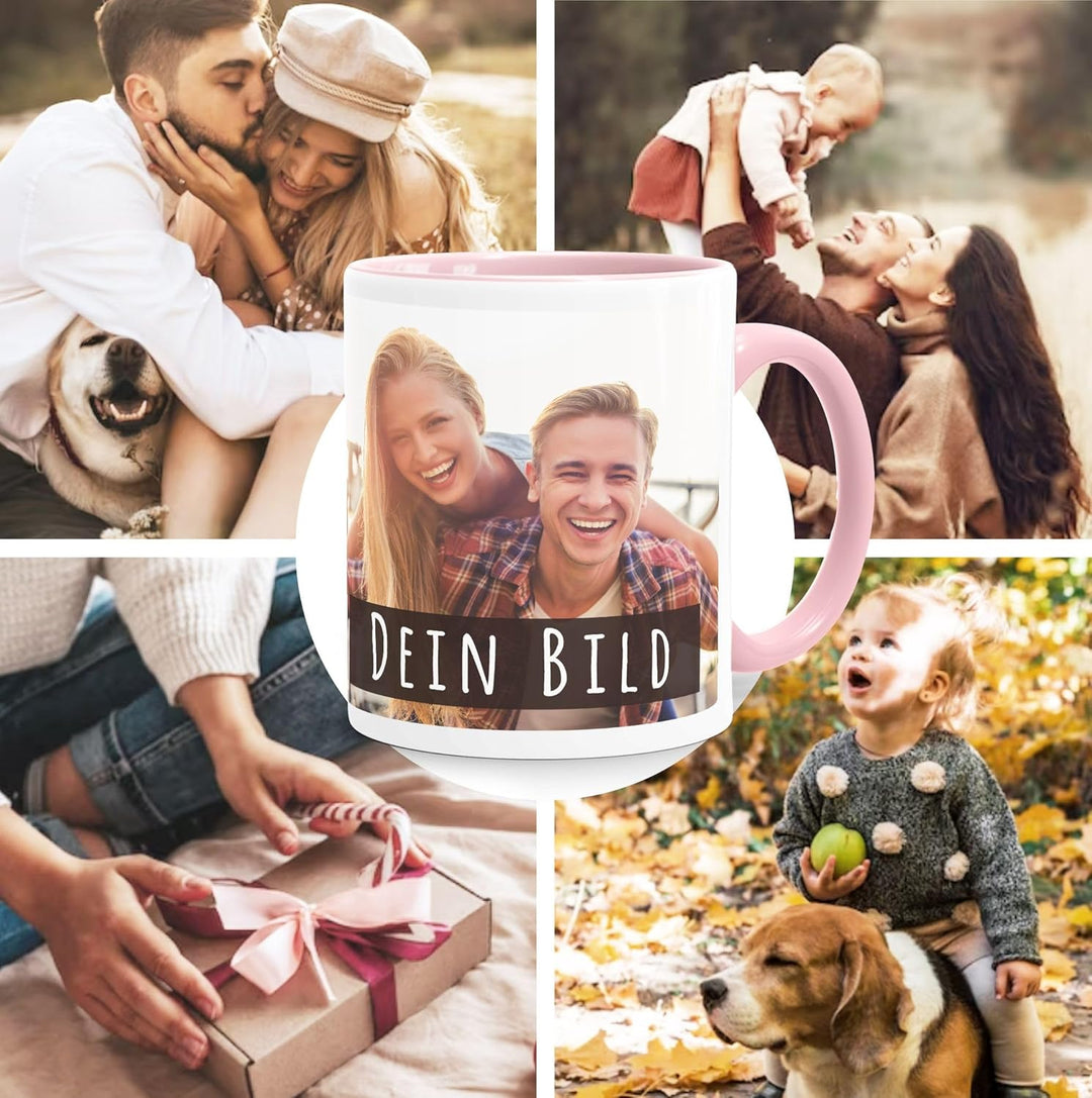 personalisierte Fototasse mit eigenem Foto persönliches Geschenk Kaffeetasse mit Bild selbst gestalt
