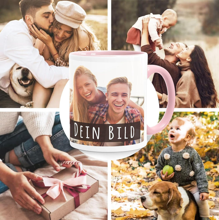 personalisierte Fototasse mit eigenem Foto persönliches Geschenk Kaffeetasse mit Bild selbst gestalt