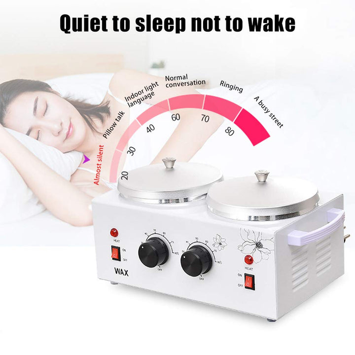 Wachs Haarentfernung Wachswärmer Doppelte PTC-Heizung Mit