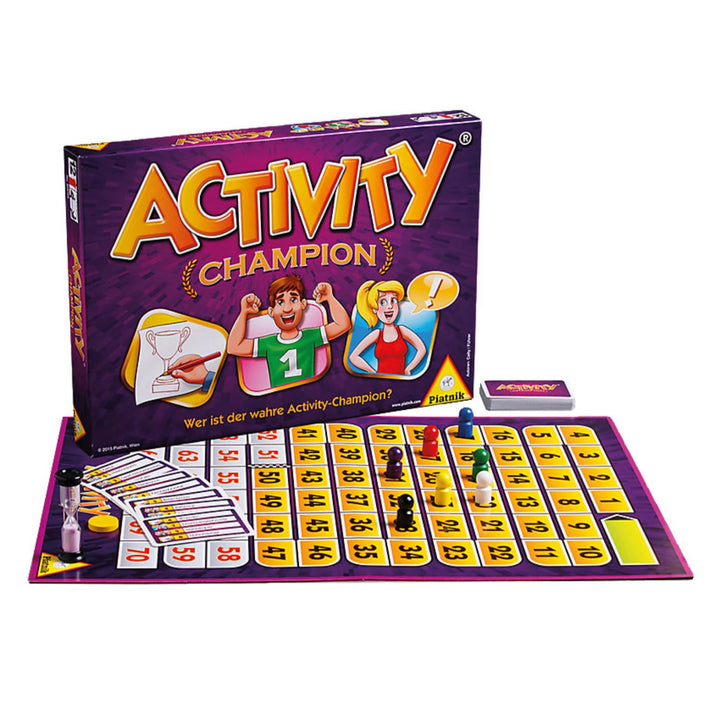 Piatnik 6051 6051-Partyspiel-Activity Champion | Partyspiel | Actvity Klassiker, Mehrfarbig Activity