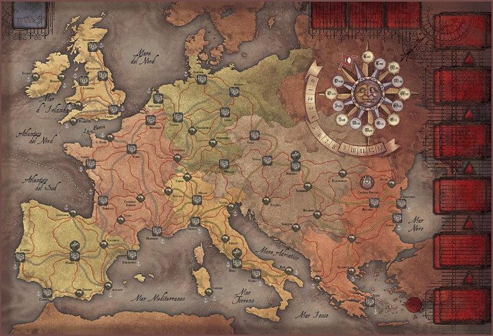 Giochi Uniti - Der Zorn von Dracula, Brettspiel, Italienische Ausgabe, GU494