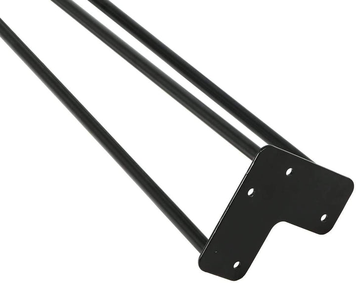 4er Set Tischbeine in 72cm Catalpa Blume 3 Stangen Hairpin Tischbeine Möbelfüsse Tischkufen Haarnade